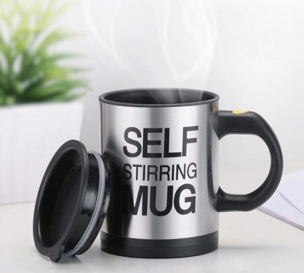 Self-Stirring Coffee Mug